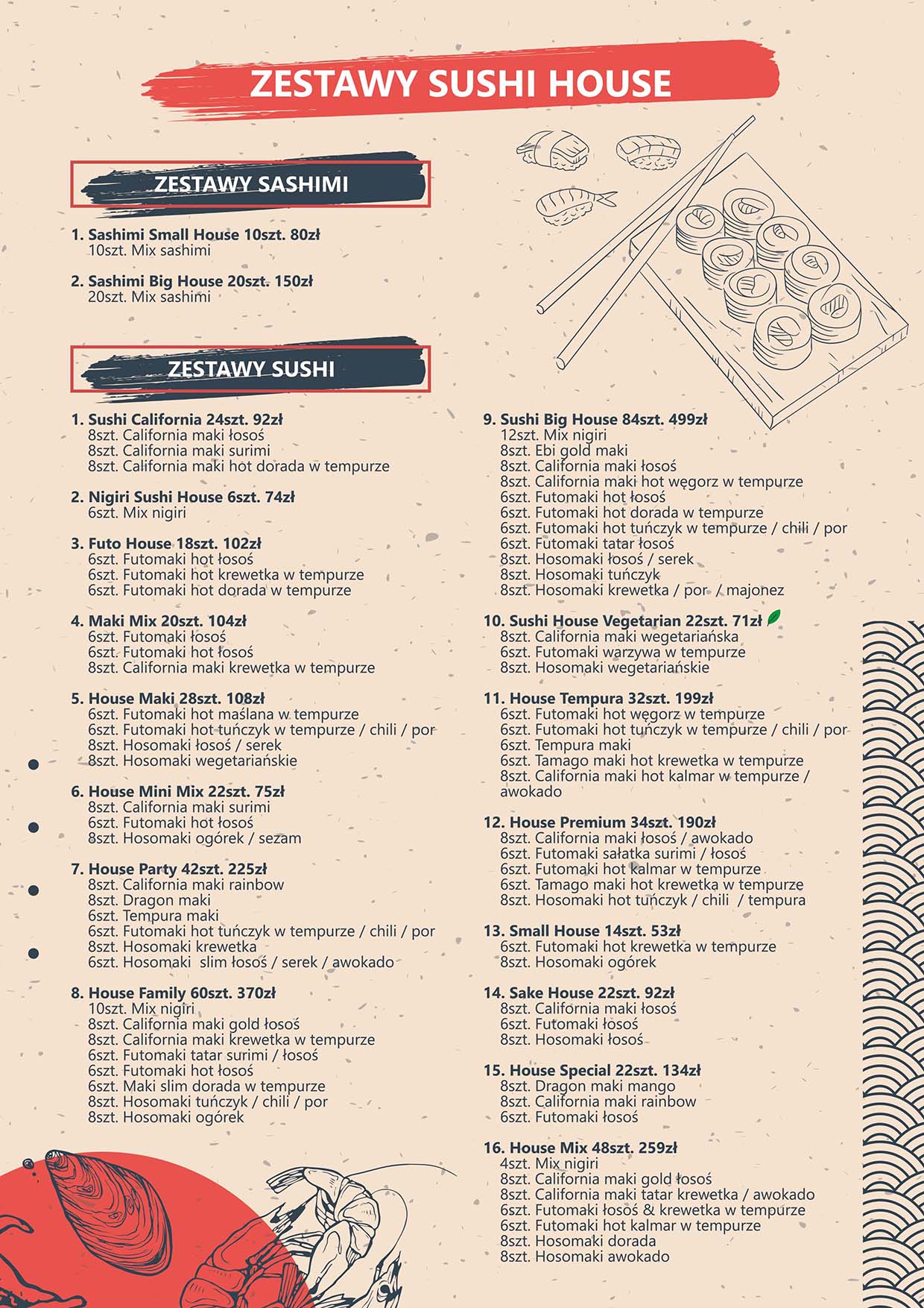 Menu Sushi House – strona 5